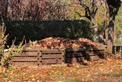 Der Kompost im Herbst