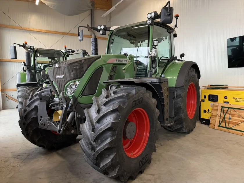 Fendt 718 Vario Profi Plus mit neuen BKT-Reifen